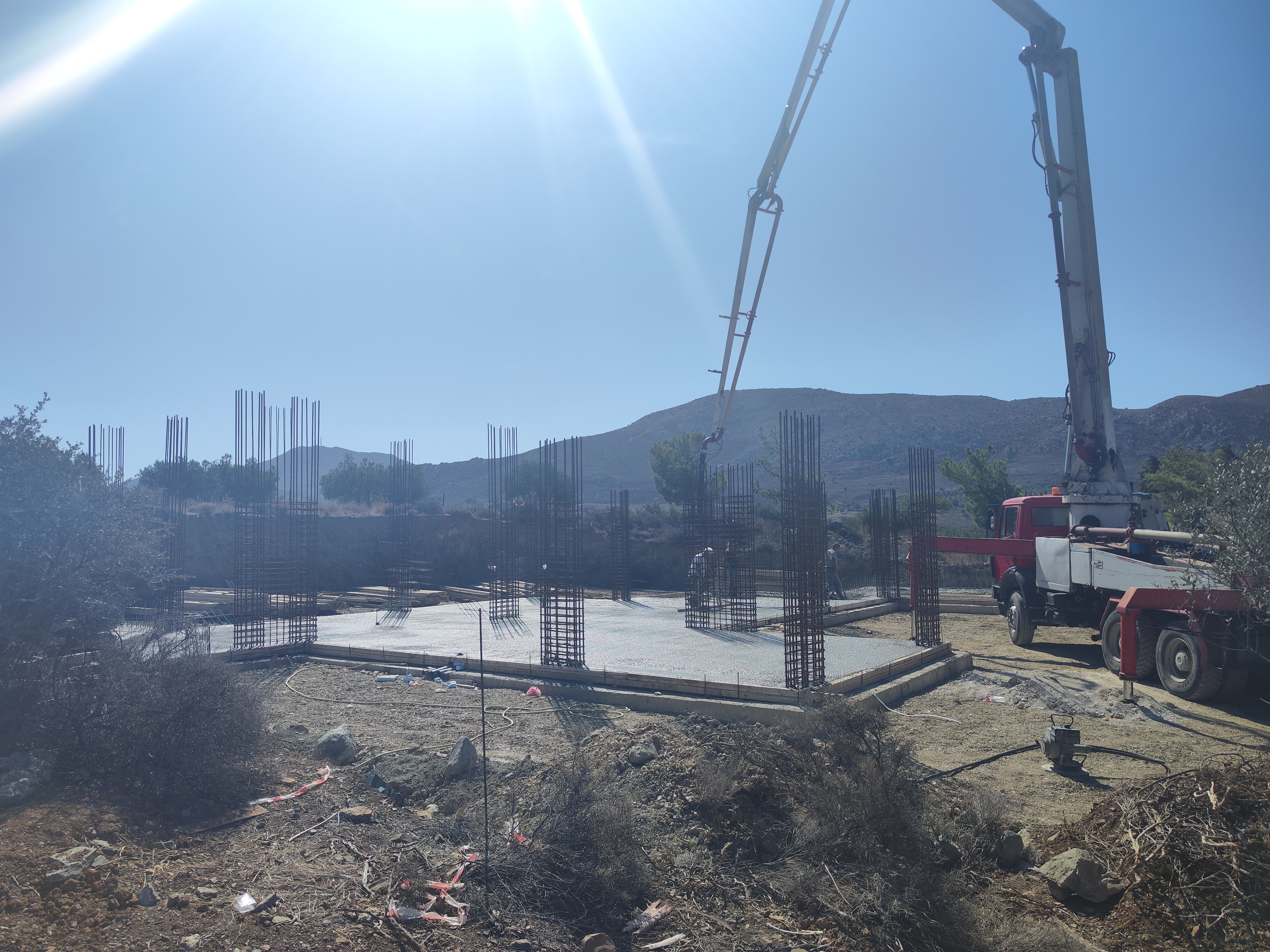 Bauprojekt auf Kreta – September 2023